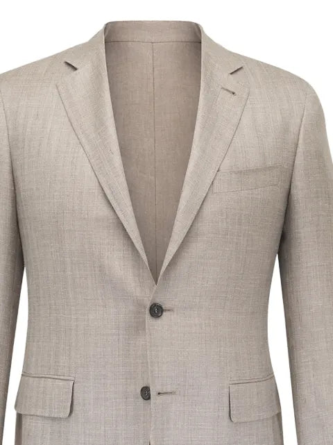 Canali flap-pockets single-breasted blazer