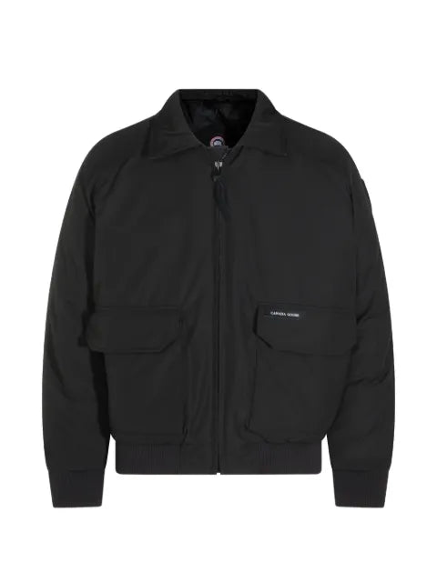 Canada Goose Mimico logo-patch zip-up bomber jacket