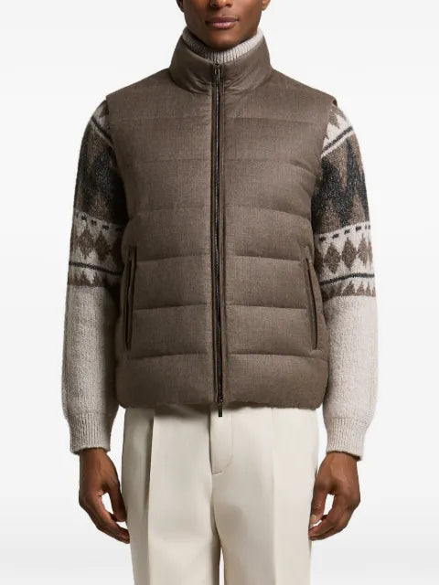 Peserico quilted padded gilet