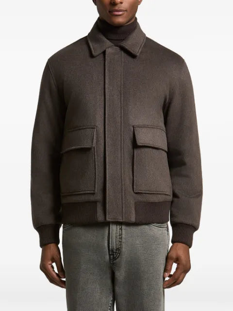 Peserico flap-pocket bomber jacket
