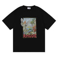 Rhude T Shirt Angel with Gods Help Men and Women