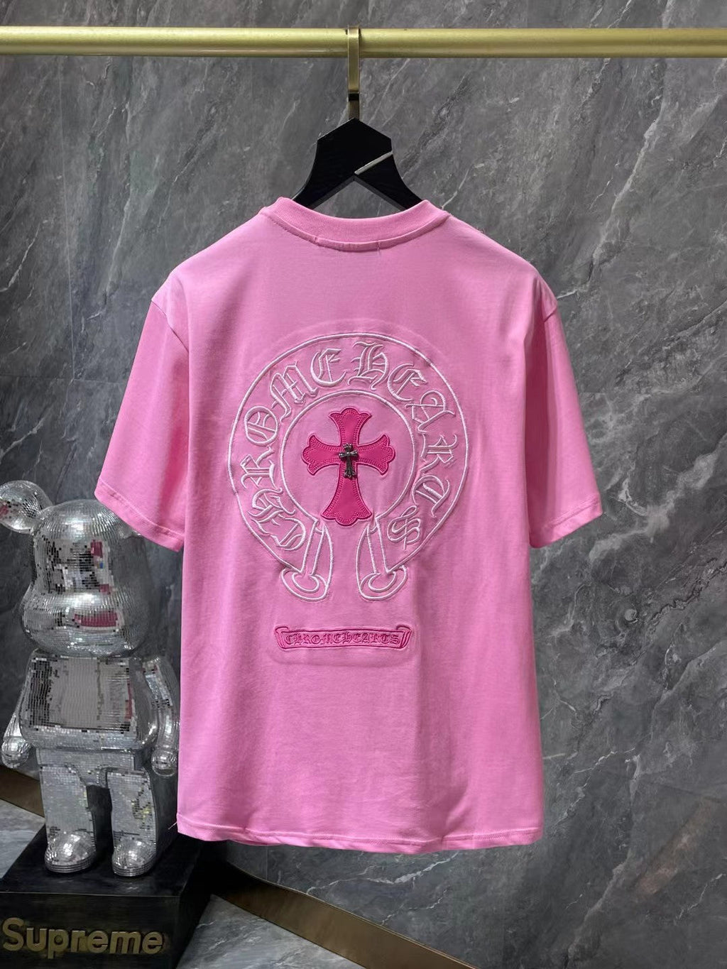CHH Chrome Hearts T Shirts Embroidered Colored Classic Cross Horseshoe  18 ratings