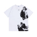 Off White T Shirts OW Madonna Oil Pattern Crew Neck Short Sleeves
