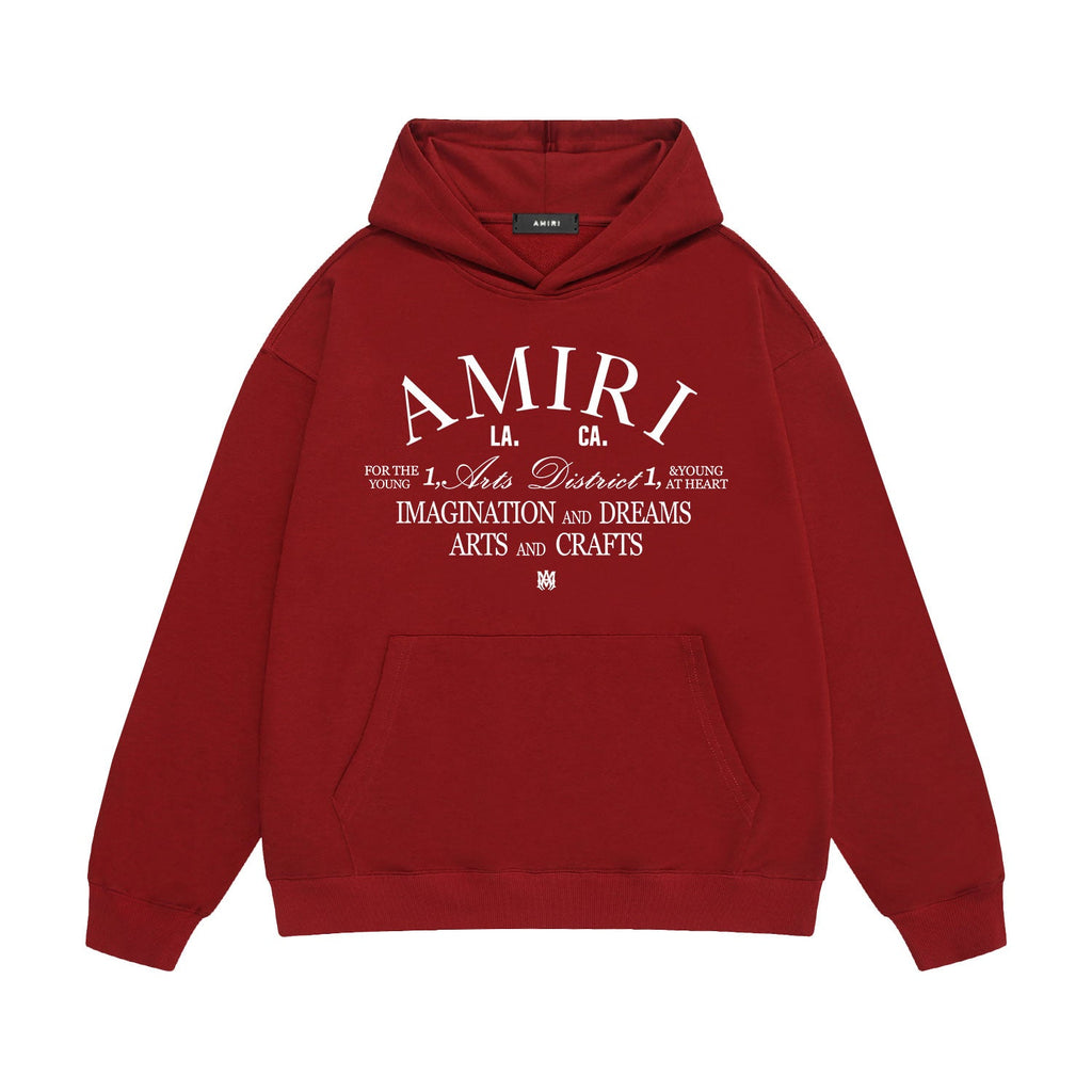 Amiri Hoodie Printed Trendy Pure Cotton
