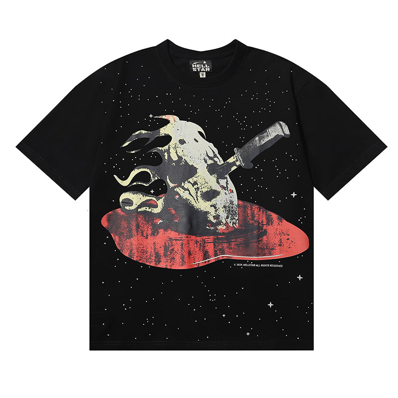 HS T Shirts Retro abstract print