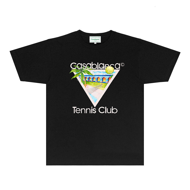 Casablanca T Shirts Fashion Print Street