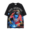 MAJESTIK Robot & Skeleton Graphic T-Shirt
