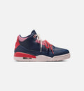 Air Jordan 3 Retro Womens Lifestyle Shoe - Deep Ocean Blue/Chalk/Track Red